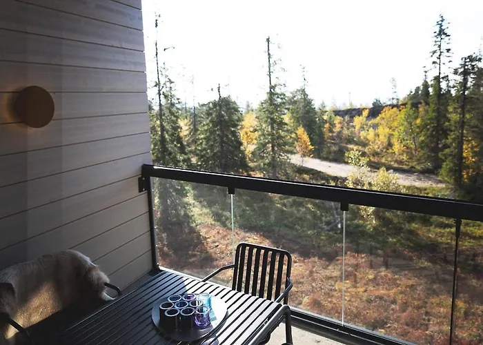 North - Hilltop Gielas Apartament Kittilä